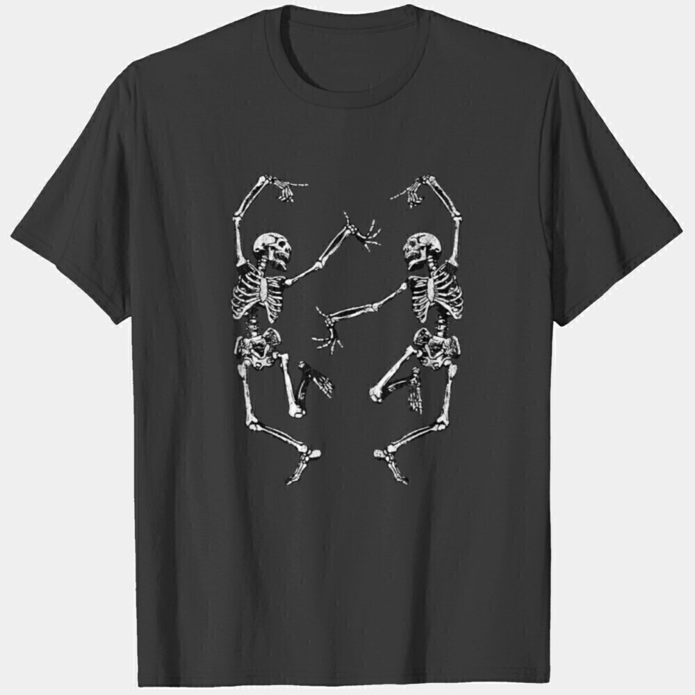 Dance Of Death Macabre Skeleton Gothic Art T-Shirt